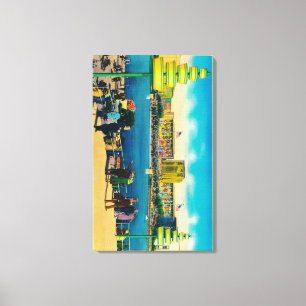 Impressão Em Tela Construção e lagos federais das nações