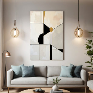 Impressão Em Tela Construtivismo Contemporâneo Abstração Dinâmica