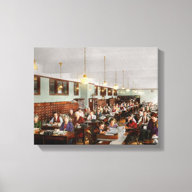 Impressão Em Tela Contabilista - Trabalho - 1923 (Frente)