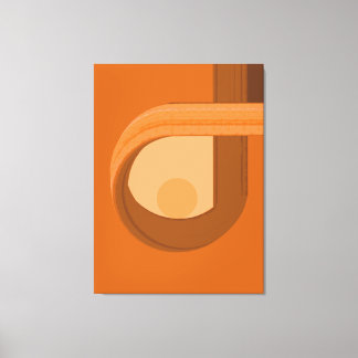 Impressão Em Tela Contemplação Abstrata Minimalista Moderna