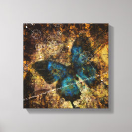 Impressão Em Tela Contemplando O Efeito Da Borboleta