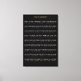 Impressão Em Tela Contemporâneo Faça De Qualquer Forma