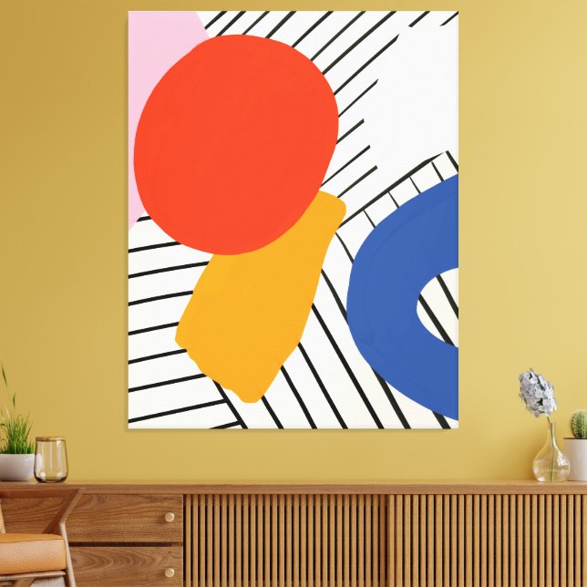 Impressão Em Tela Contemporary Gallery Art  (Insitu(Sala de estar))