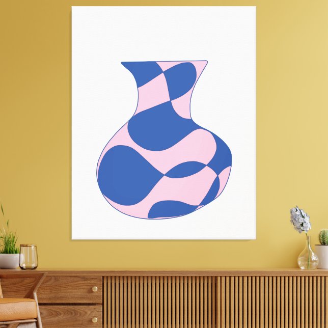 Impressão Em Tela Contemporary Gallery Art  (Insitu(Sala de estar))