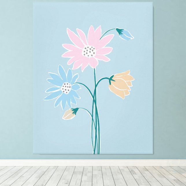 Impressão Em Tela Contemporary Gallery Art  (Insitu(piso de madeira))