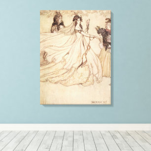 Impressão Em Tela Contos de Fadas Antigos, Cinderela por Arthur Rack