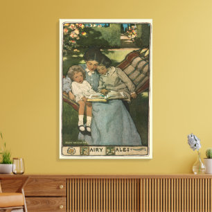 Impressão Em Tela Contos de Fadas Vintage por Jessie Willcox Smith