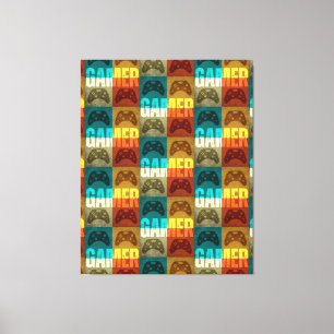 IMPRESSÃO EM TELA CONTROLADORA DE JOGOS DE VÍDEO DE VINTAGEM DE JOGO