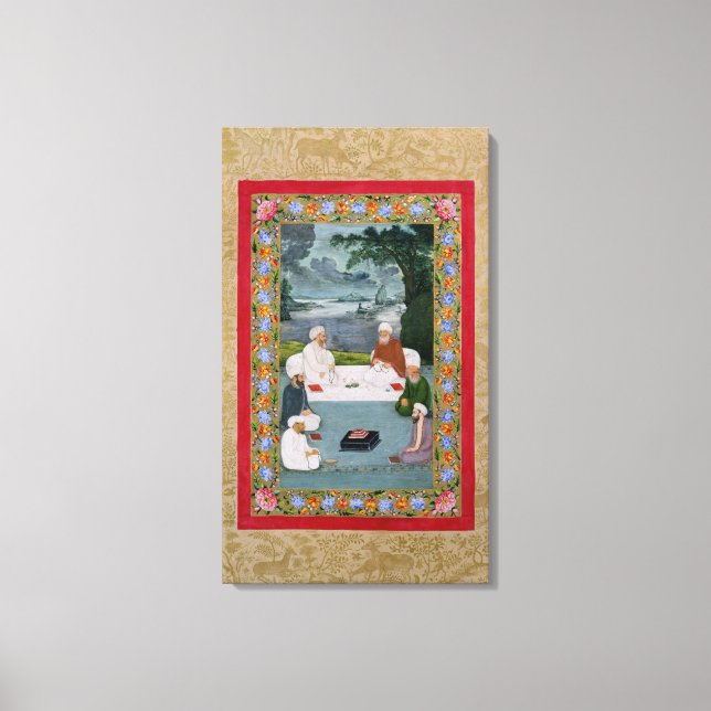 Impressão Em Tela Conversação mística entre xeiques suficos (Frente)