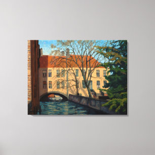 Impressão Em Tela Convidando Bruges Canel Arte Impressionista