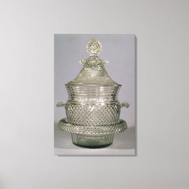Impressão Em Tela Cooler de vinho, c.1815-20 (Frente)