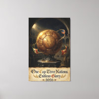 Copa do Mundo 2026 Cartaz de Futebol Renascença EU