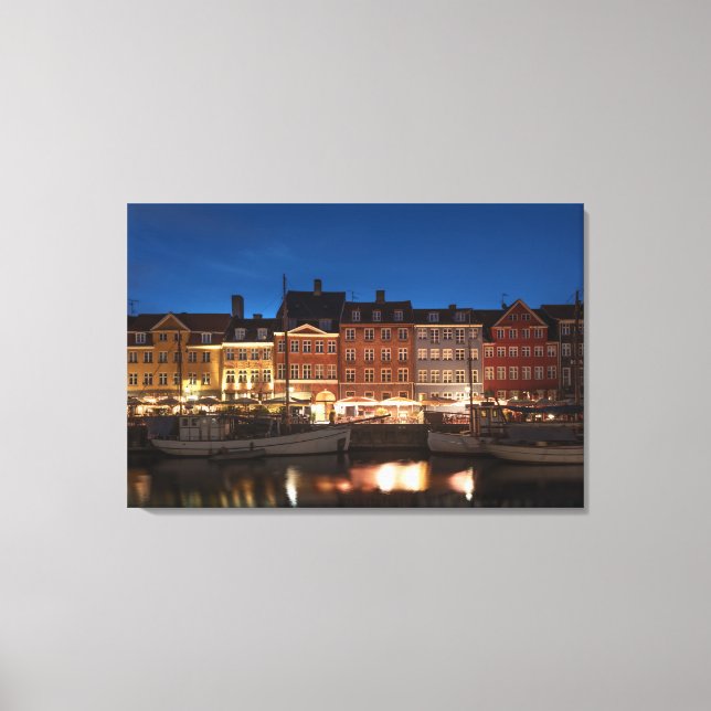 Impressão Em Tela Copenhaga Dinamarca (Frente)