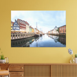 Impressão Em Tela Copenhaga Dinamarca