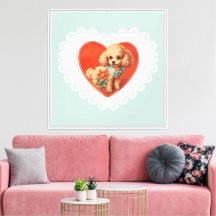 Coquetel Vintage Pastel Animais Bebês Cão