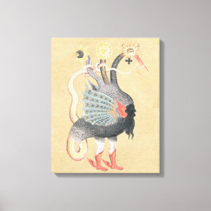 Impressão Em Tela Cor do dragão da alquimia