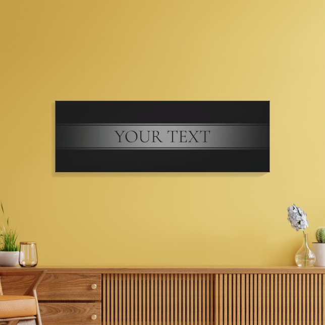 Impressão Em Tela Cor Editável de Faixa de Gradiente Elegante Simple (Insitu(Sala de estar))