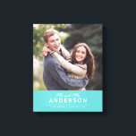 Impressão Em Tela COR EDITÁVEL Foto Cursiva do Nome da Família do Sr<br><div class="desc">Esta tela de desenho Cursivo Sr e Sra. Family Name Foto com cor de fundo editável (para mudar o botão clicar personalizar) apresenta "Sr. e Sra." em letra cursiva, nome da família e abaixo de uma linha fina, indique o título da sua foto como quando sua família foi criada ou...</div>