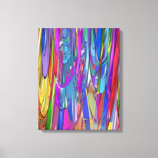 Impressão Em Tela Cor em Movimento (Frente)