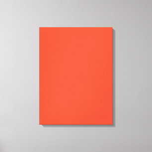 Impressão Em Tela Cor Sólida Cinabar   Clássico   Elegante