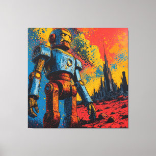 IMPRESSÃO EM TELA CORAÇÃO DE METAL HOMEM DE FERRO-19