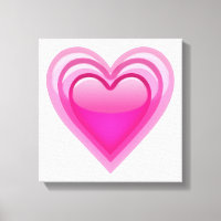 Coração Rosa Crescente - Emoji