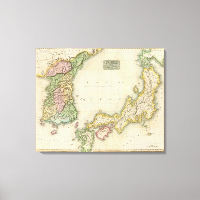 Impressão Em Tela Corea, Japão (Frente)