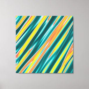 Impressão Em Tela Cores Brilhantes Pintura em Abstrato acrílico