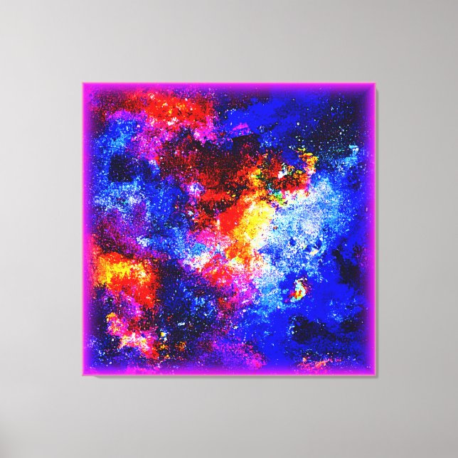 Impressão Em Tela Cores impressionantes do Universo. Comprar Agora (Frente)