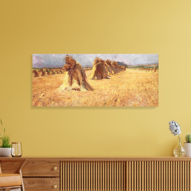 Impressão Em Tela Cornfield - Olga Wisinger-Florian (Insitu(Sala de estar))