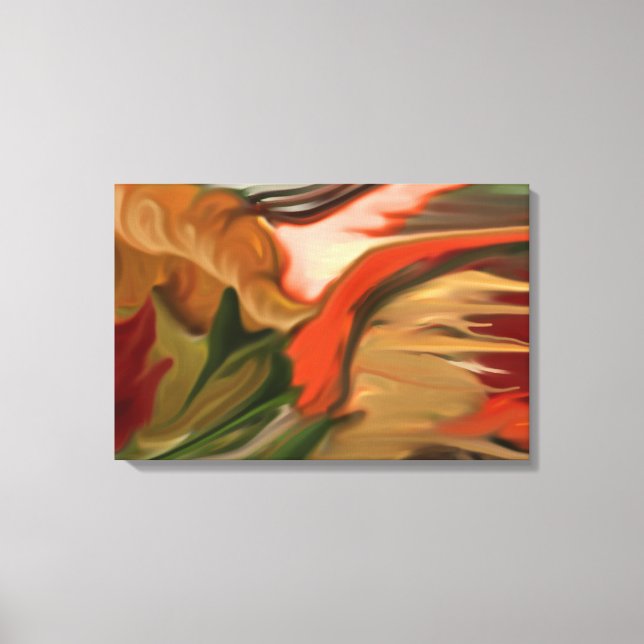 Impressão Em Tela Cornucopia Abstrato Art (Frente)