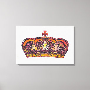 Impressão Em Tela Coroa