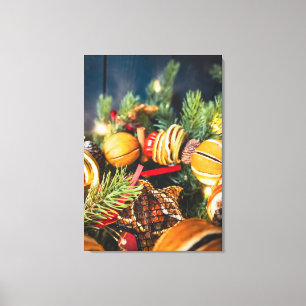 Impressão Em Tela Coroa de Natal