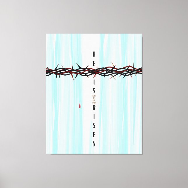 Impressão Em Tela Coroa de Thorns Cross (Frente)