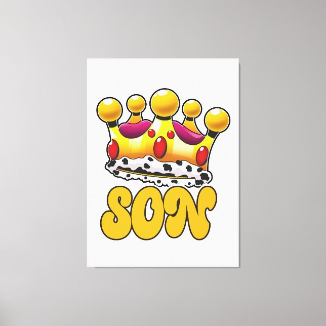 Impressão Em Tela Coroa do Son Kings (Frente)