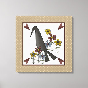 Impressão Em Tela Coroa primitiva do país