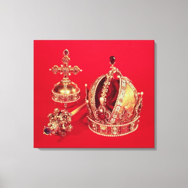 Impressão Em Tela Coronação Regalia de Rudolph II (Frente)