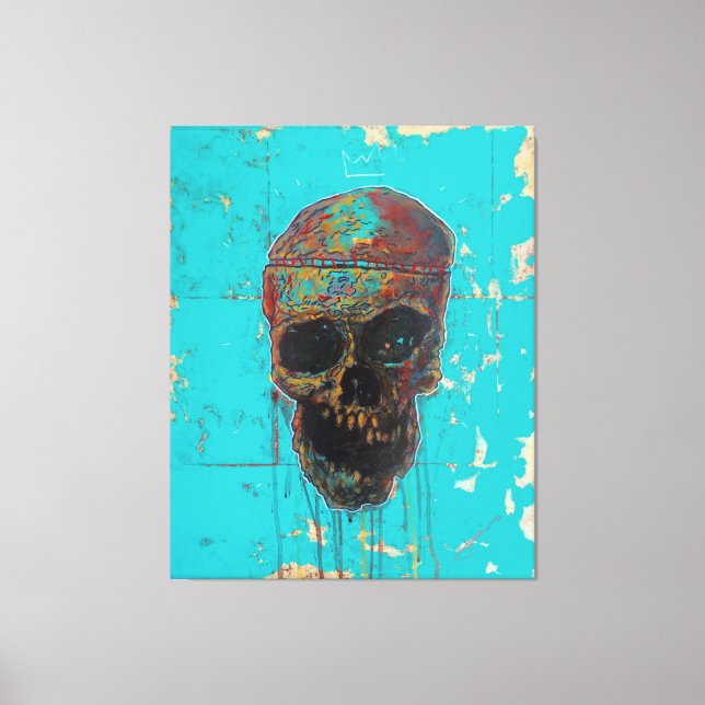 Impressão Em Tela Coronada Mortalidad #1 (Frente)