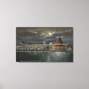 Impressão Em Tela Coronado, CA - opinião enluarada Hotel del Corona