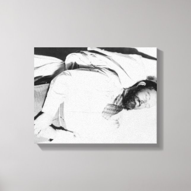 Impressão Em Tela Corpo morto do Outlaw Jesse James Photoógrafo (Frente)