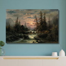 Corrente das Montanhas em Lua - Albert Rieger