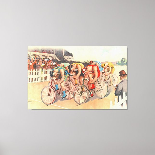 Impressão Em Tela Corrida de bicicleta 1895 (Frente)