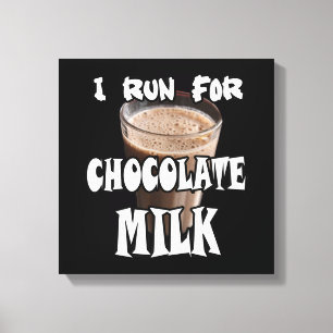Impressão Em Tela Corro para Chocolate Milk Running