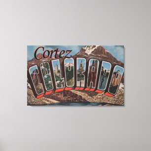 Impressão Em Tela Cortez, Colorado - grandes cenas da letra