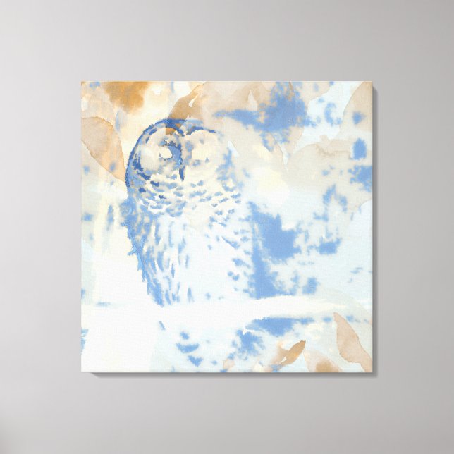 Impressão Em Tela Coruja [design] 30" x 30" (Frente)