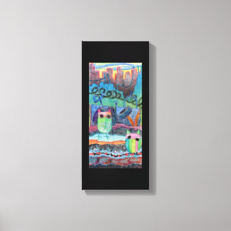 Impressão Em Tela coruja do interior