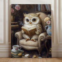 Coruja Literária na Biblioteca – Coruja Leitora Ca