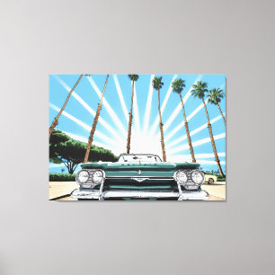 Impressão Em Tela Corvair Pop Art