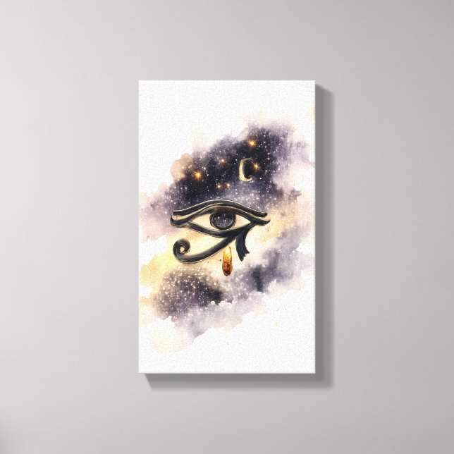 Impressão Em Tela Cosmic Eye of Horus Ancient Egyptian Symbol (Frente)