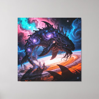 Impressão Em Tela Cosmic Void Leviathan – Galactic Horror Art Print